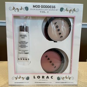 LORAC 3 pc collection-primer, blush & highlighter.
